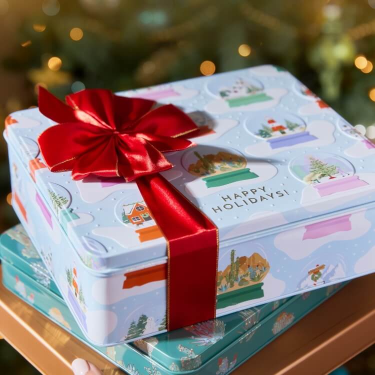 Ethel M Chocolates holiday gifting tins