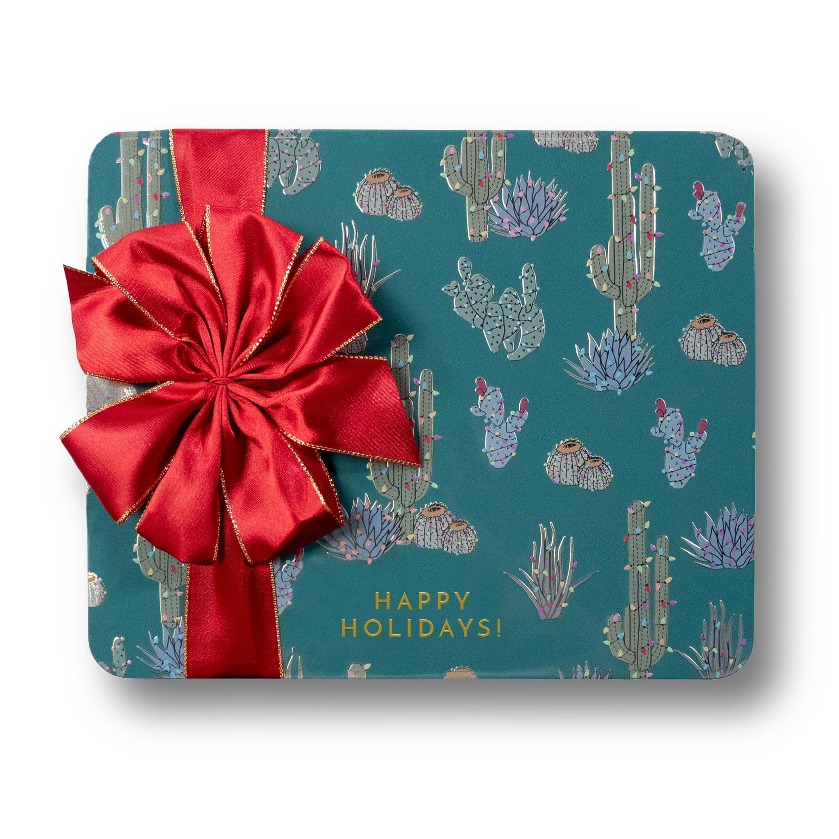 Holiday Cactus Lights Collectible Tin, Limited-Edition