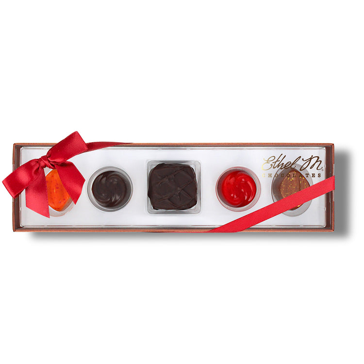 Ethel M Chocolates Holiday Favorites, 5-Piece Premium Chocolate Collection