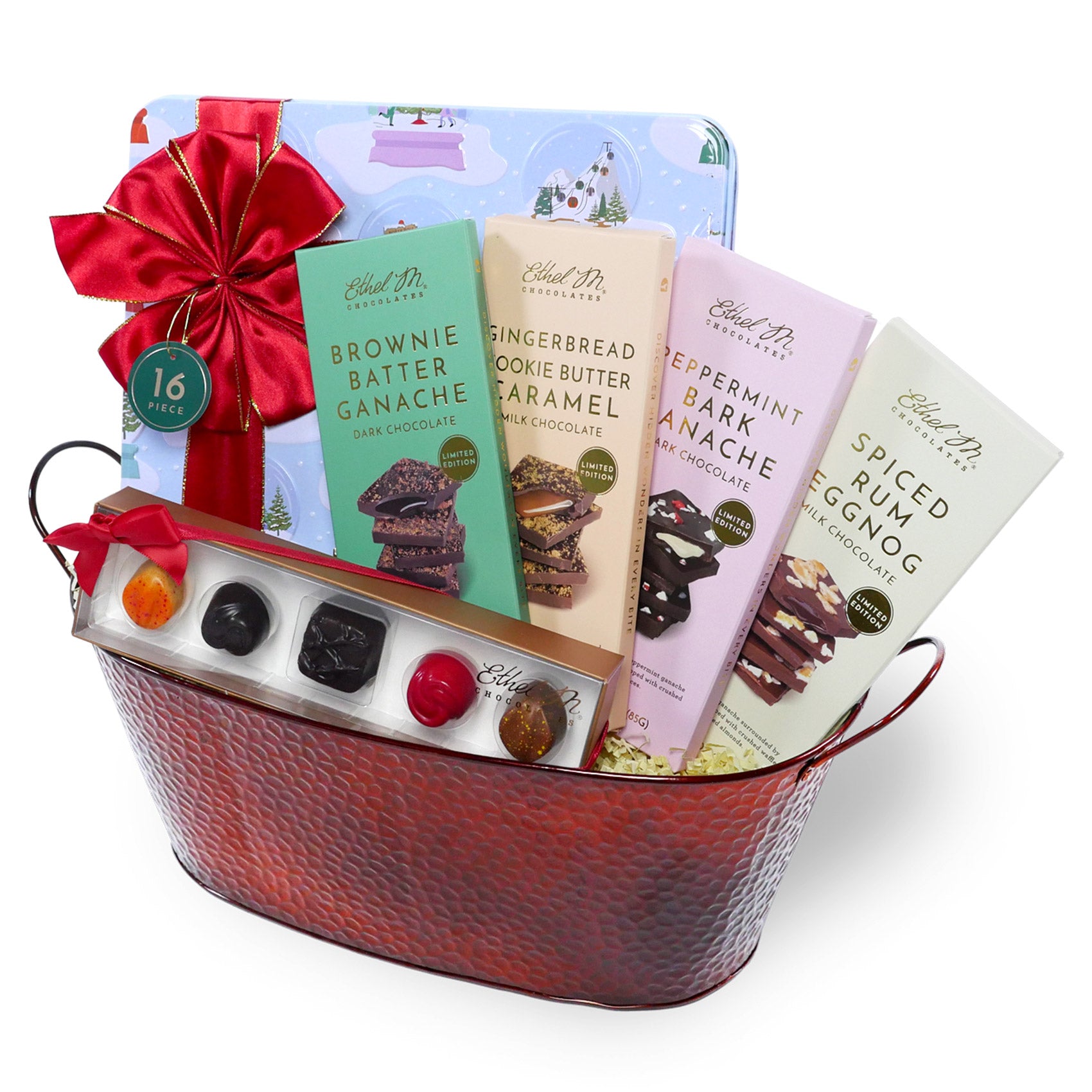 Holiday Memories Gourmet Chocolate Gift Basket