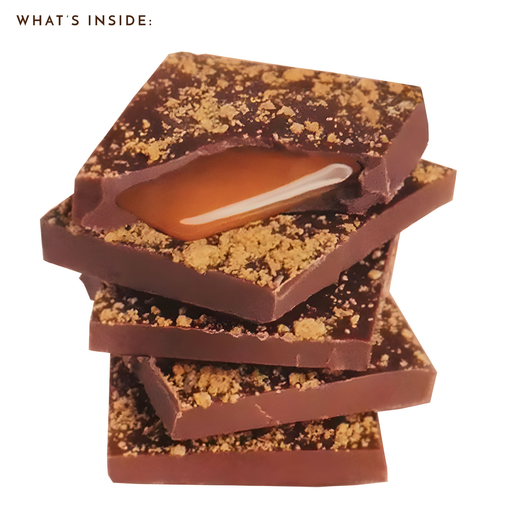 What's Inside Ethel M Chocolates Gingerbread Cookie Butter Caramel Milk Chocolate Tablet Bar