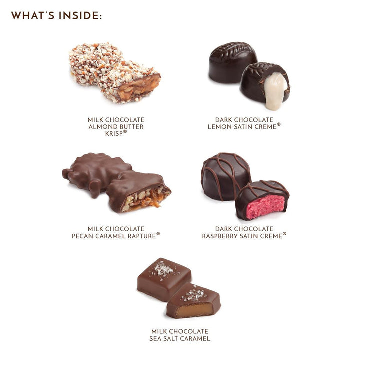 What's Inside the Super Bowl LVIII 5-Piece Chocolate Sampler