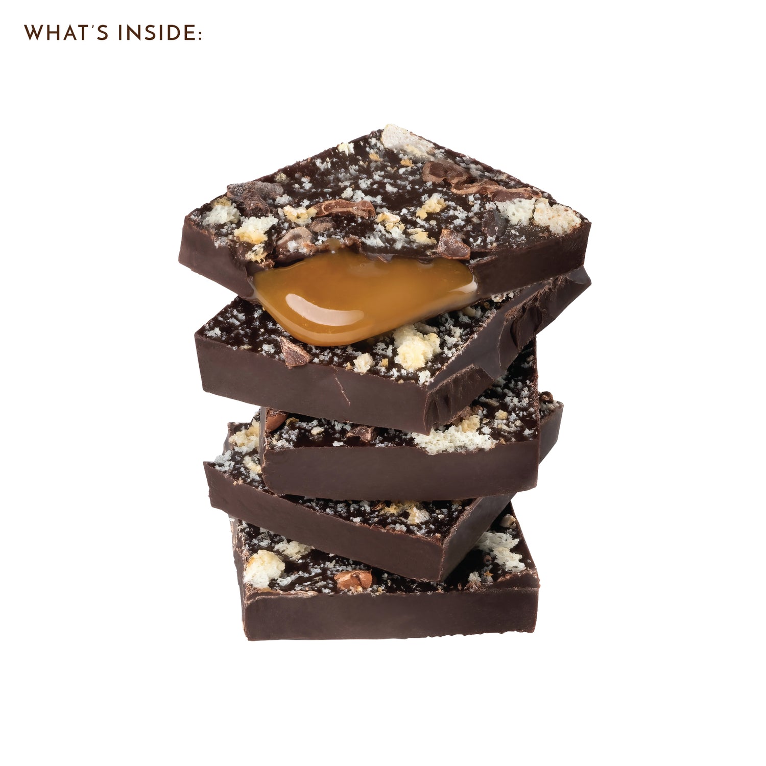 Tiramisu Dark Chocolate Gourmet Tablet Bar What's Inside