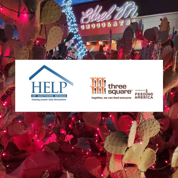 Holiday Cactus Garden entrance fee benefiting Help of Southern Nevada and Three Square Food Bank