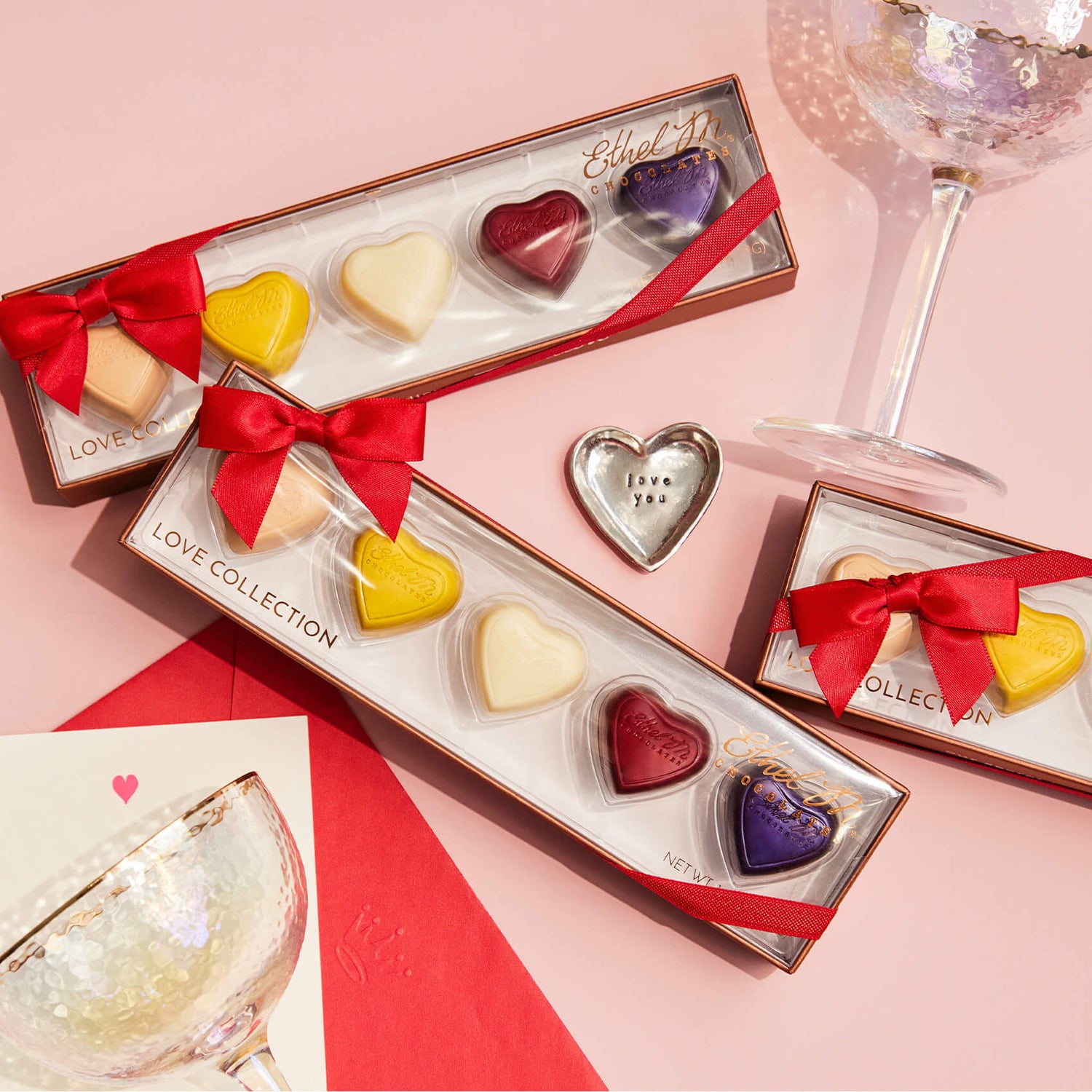 Ethel M Love Collection - 5pc Valentine's Day Chocolate Assortment Lifestyle Image