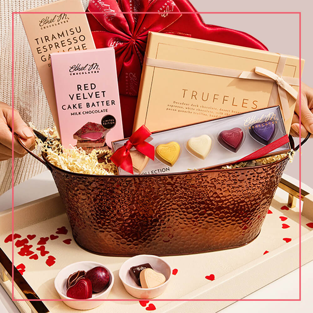 Ethel M Chocolates Valentine's Day Gift Basket