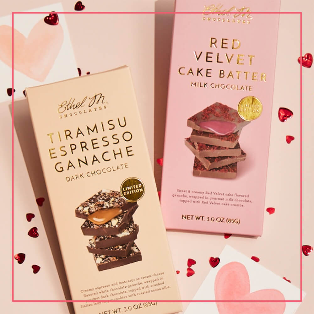 Ethel M Chocolates Valentine's Day Tablet Bars