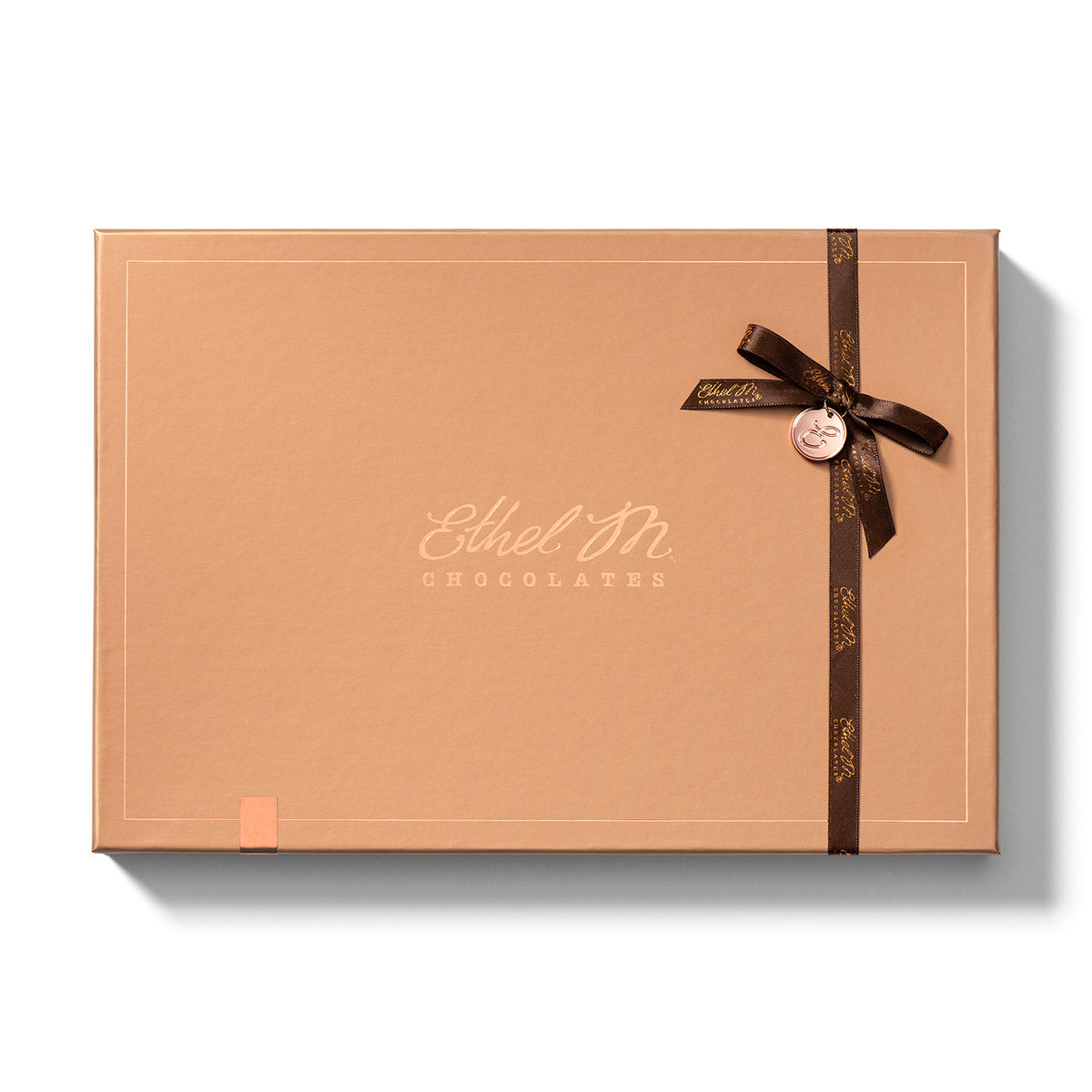 Ethel M Chocolates 24-piece Copper Box with Copper Ribbon Custom Collection - Hero Image