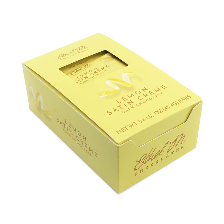 Grab and go with our best-selling Lemon Satin Creme Bar! Each bar is made of premium cream and lemon puree and can be bought in a box of 24.