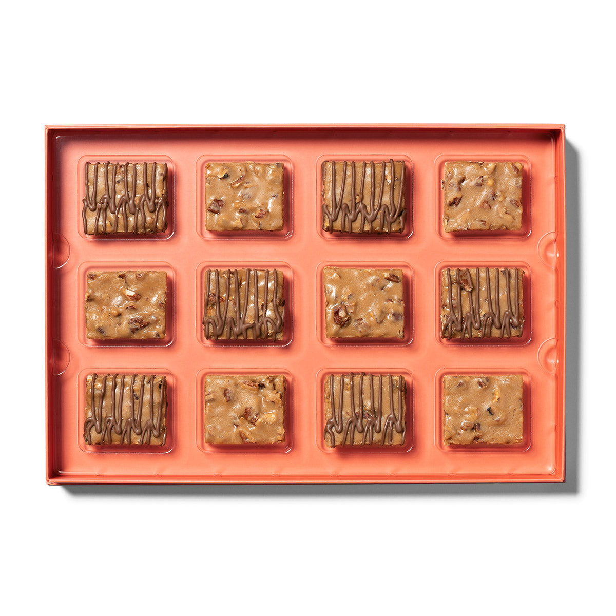 open tray of mixed brittle collection