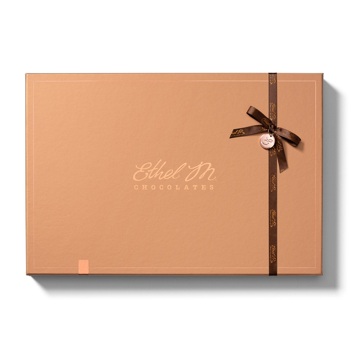 Ethel M Chocolates 40-piece Copper Box with Copper Ribbon Custom Collection - Hero Image