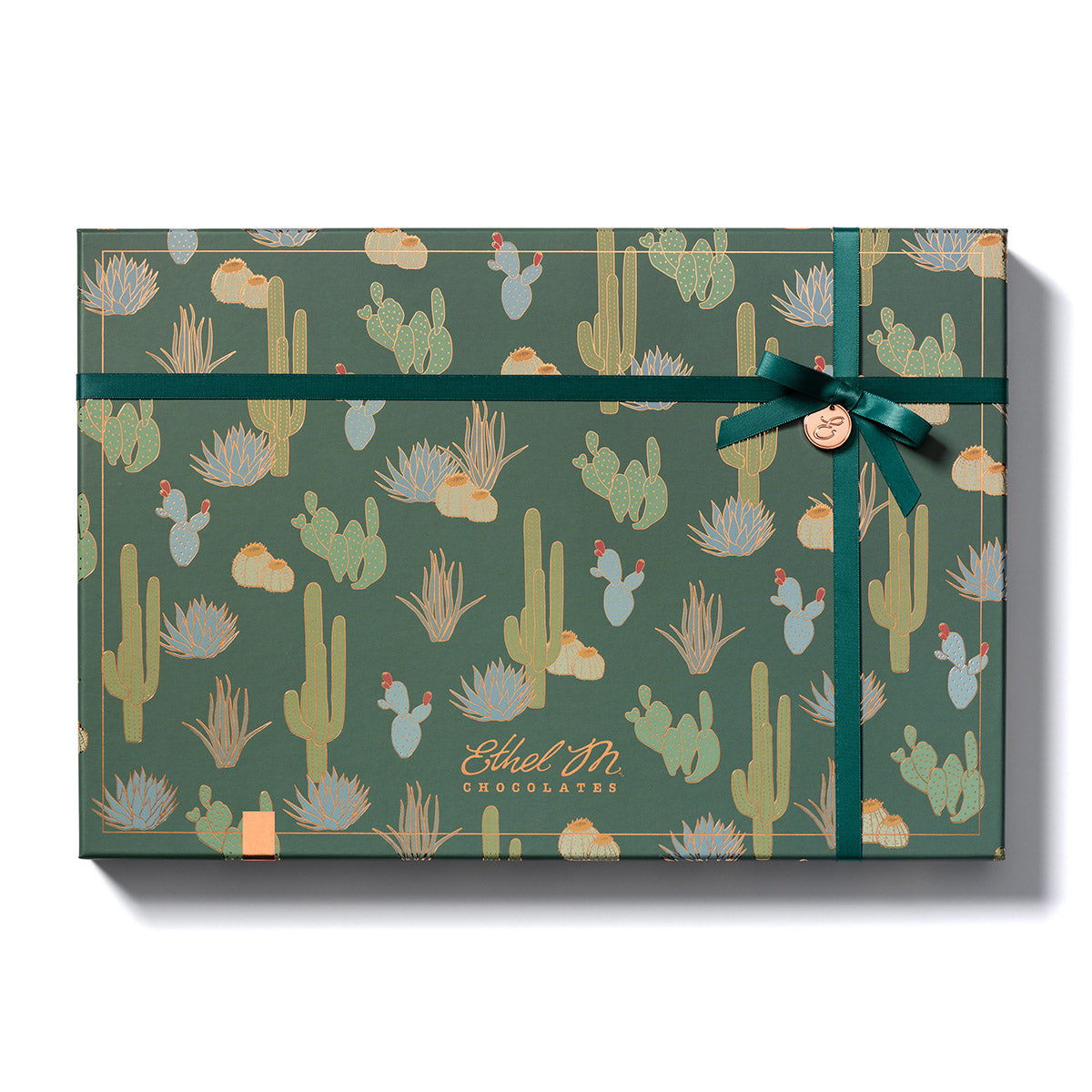 Mix and Match your Most Favorite Ethel M Chocolate Pieces in this Elegant Cactus Custom 40 Piece Gift Box.