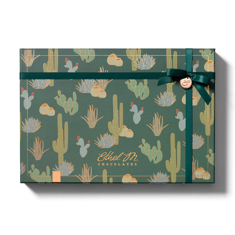 Mix and Match your Most Favorite Ethel M Chocolate Pieces in this Elegant Cactus Custom 24 Piece Gift Box.