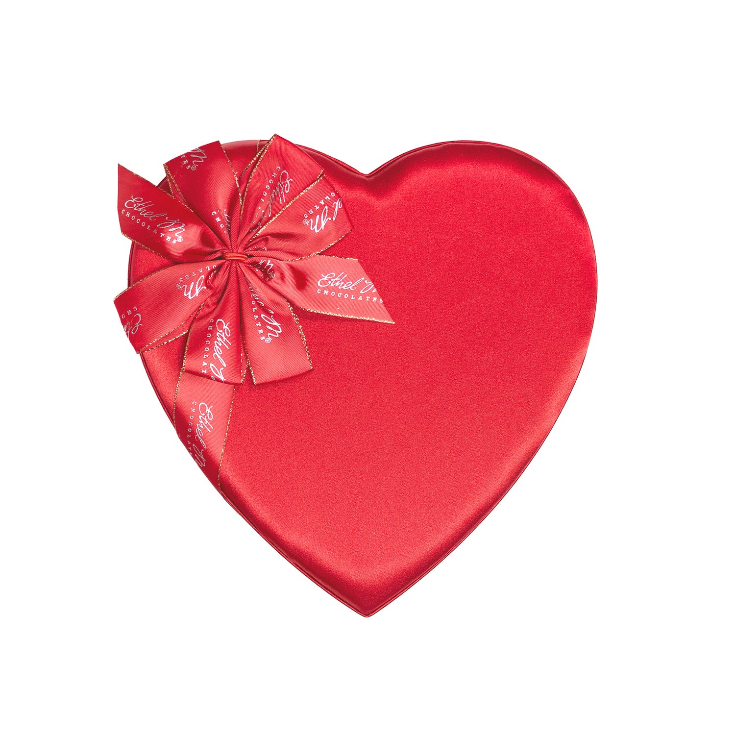 Ethel M Custom Chocolate Box, Valentine's Day Satin Heart Gift Box